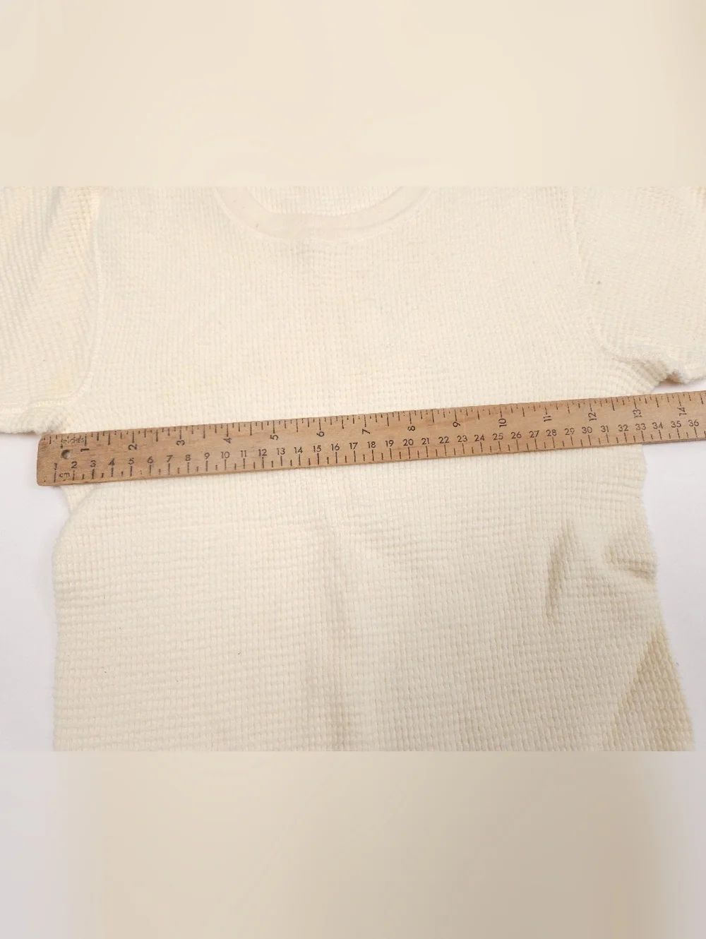 Carter's Vintage Thermal Short Sleeved 100% Cotton Top Shirt M 38-40